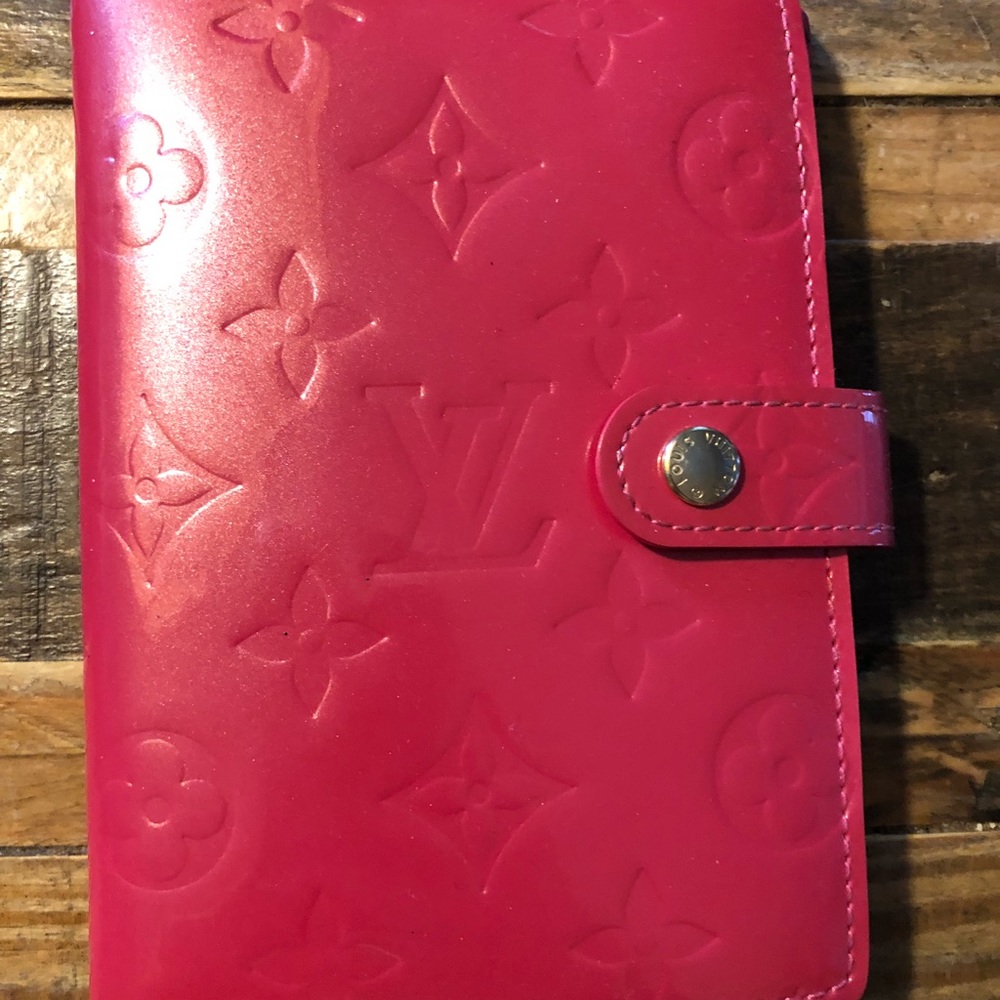Louis Vuitton Pink Monogram Agenda Book